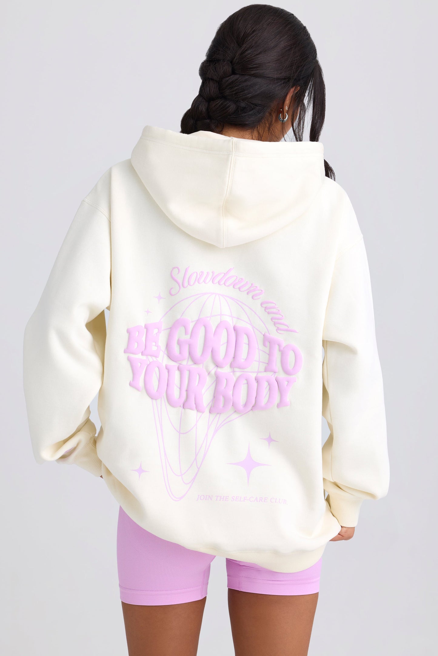Oversized Hoodie in Egg Shell