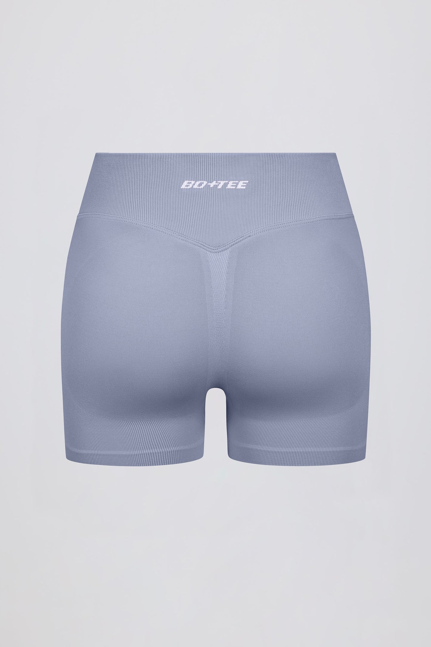 Define Luxe Mini Shorts in Blue Grey