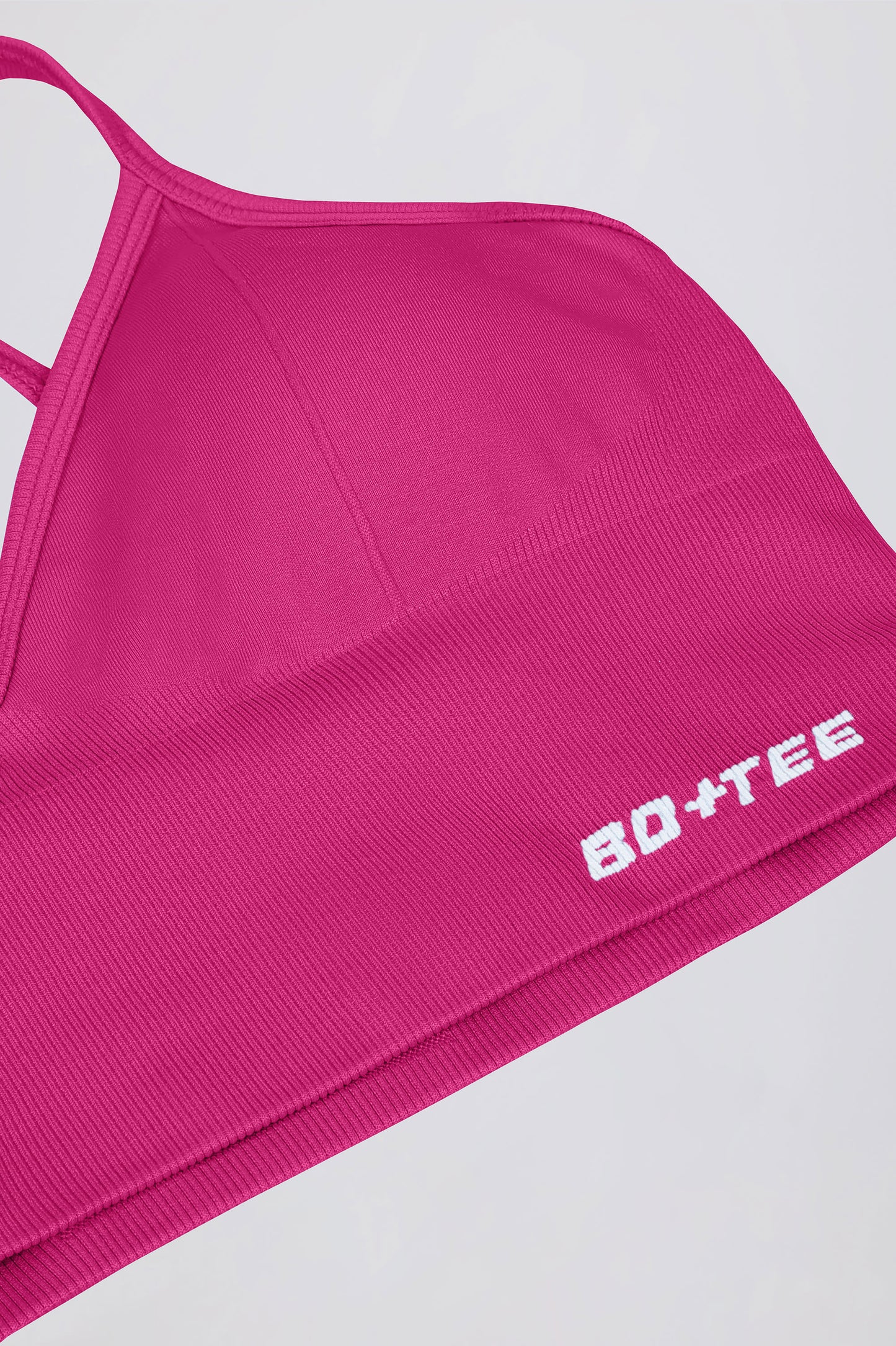 Define Luxe V-Neck Sports Bra in Berry