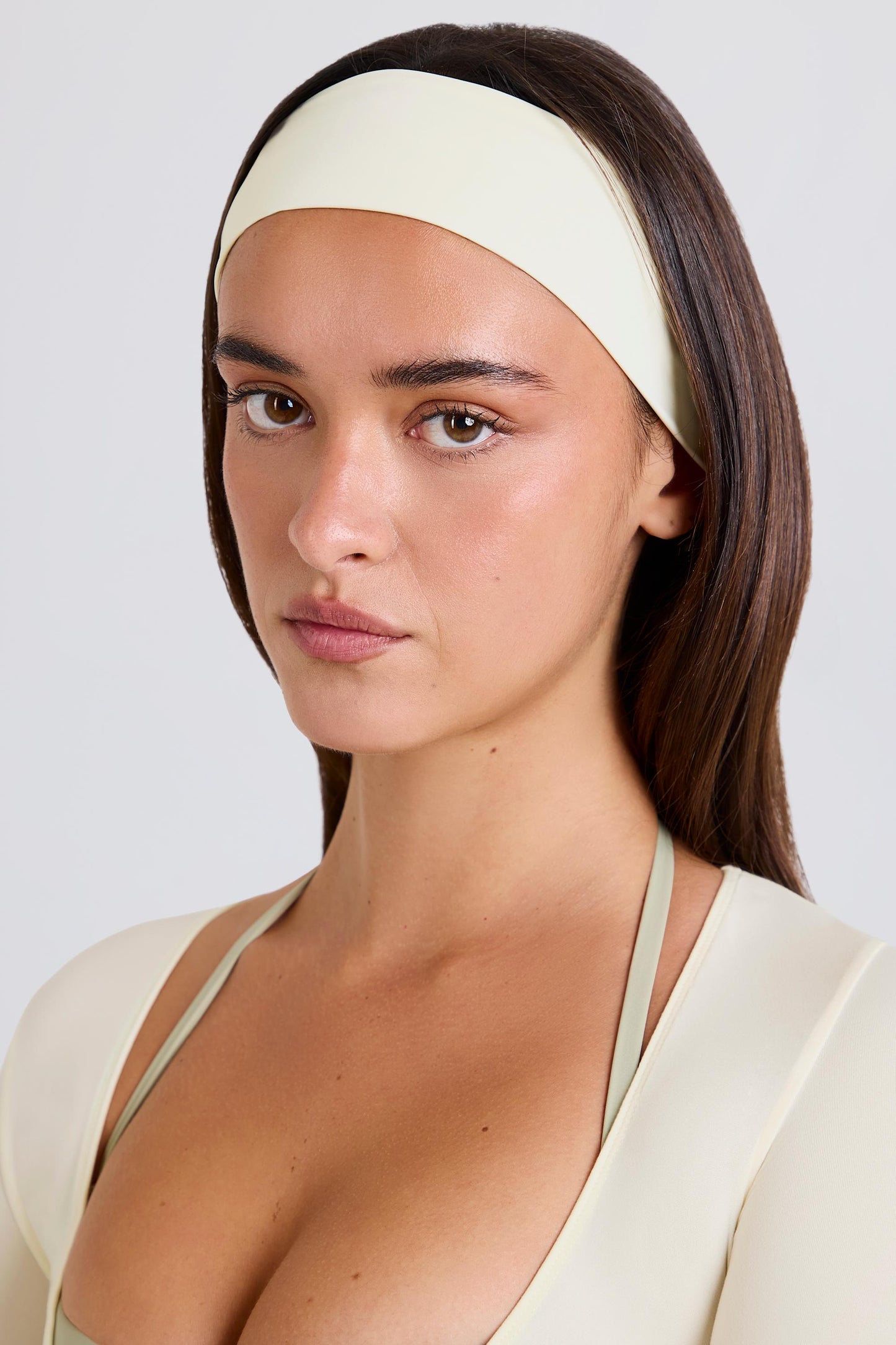 Stretch Headband in Cream