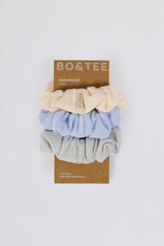 Pack of 3 Oversized Scrunchies in Multi