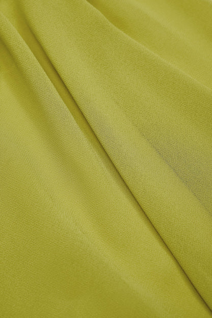 Cowl-Neck Backless Mini Dress in Olive Green