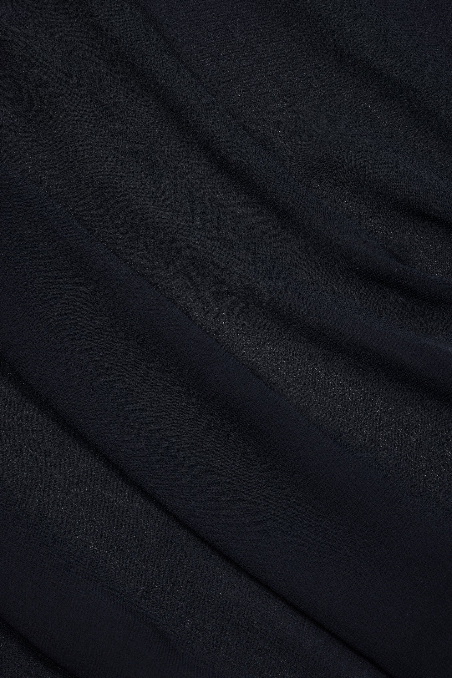 Cowl-Neck Mini Dress in Black