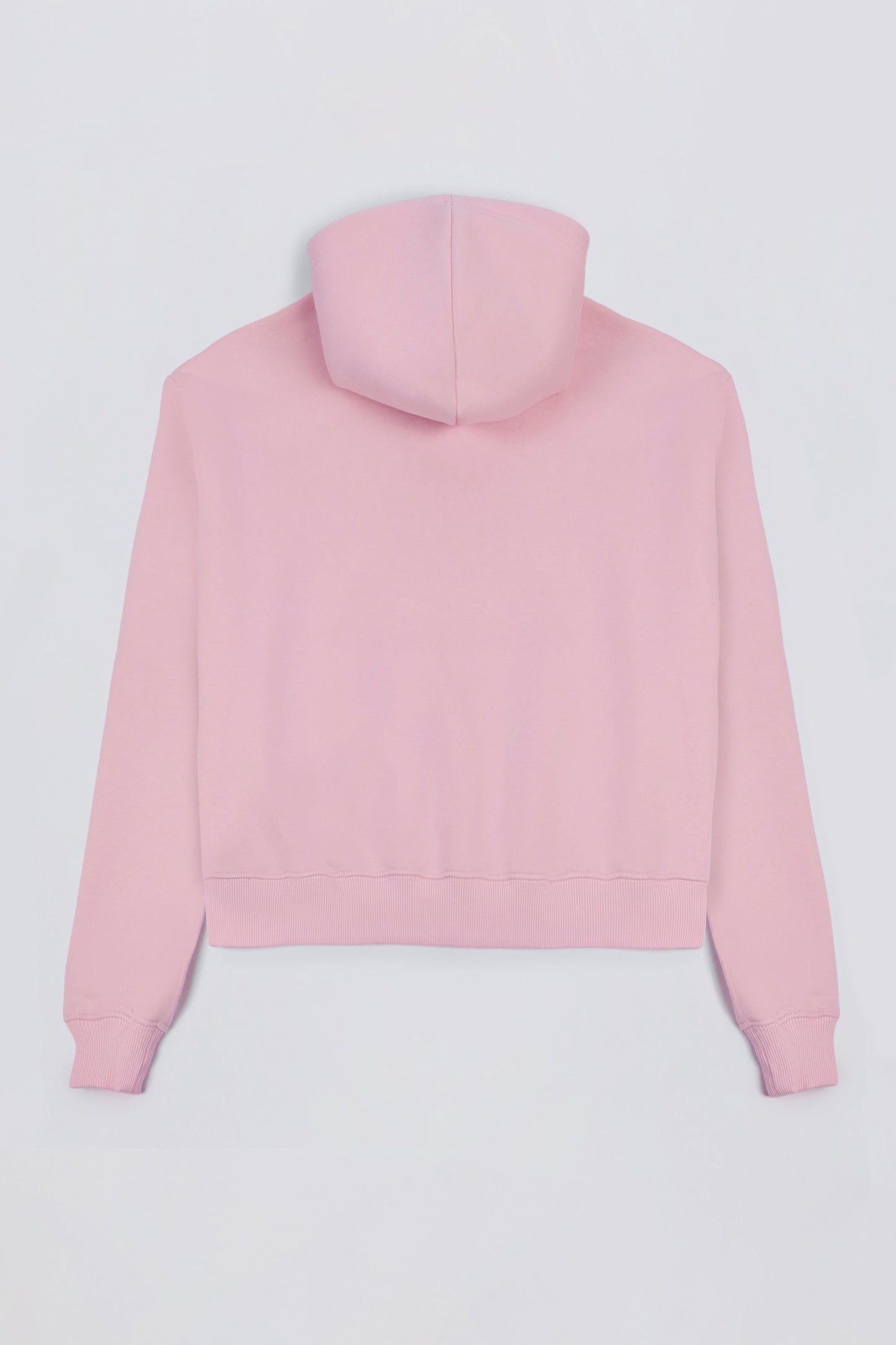 Oversized Appliqué Hoodie in Powder Pink