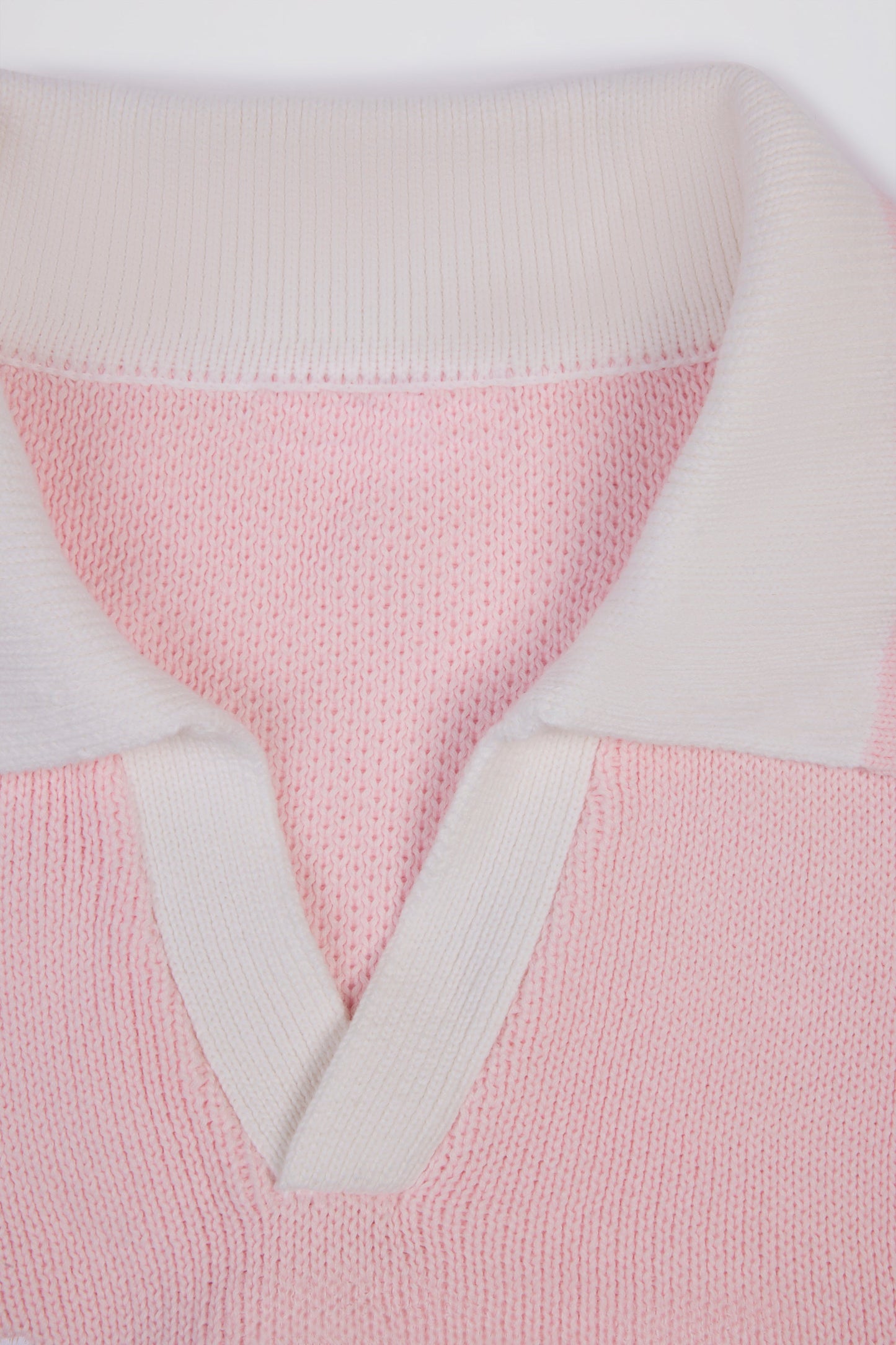 Oversized Knit Jumper in Powder Pink