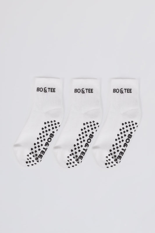 Pilates Sock Bundle in White