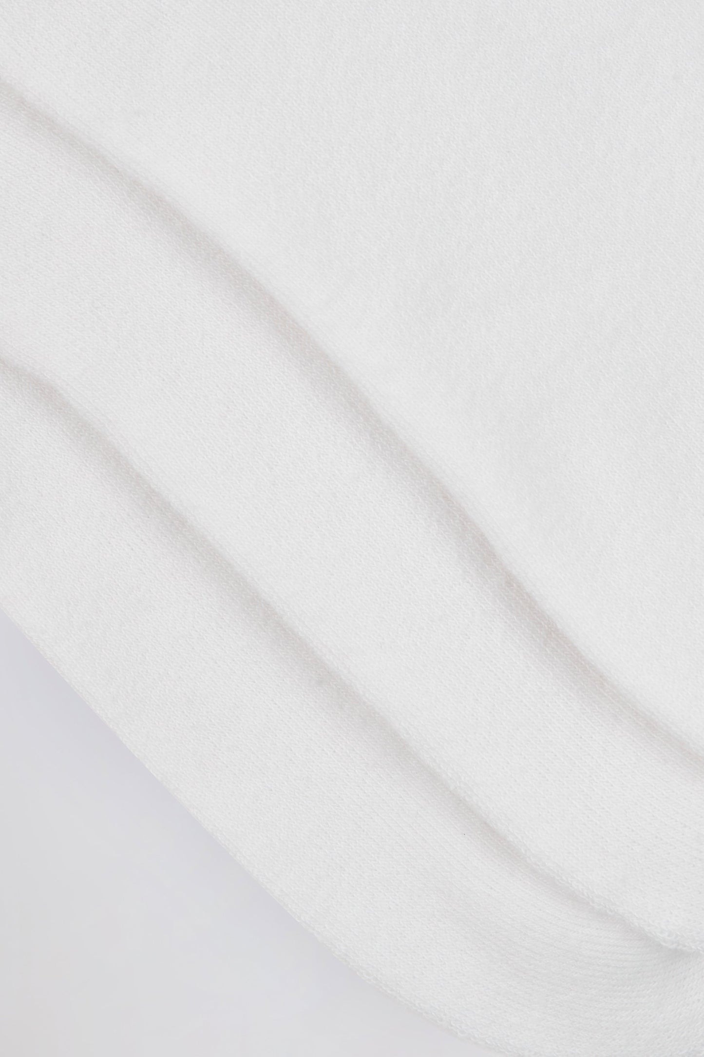 Ribbed Crew Sock Bundle in White