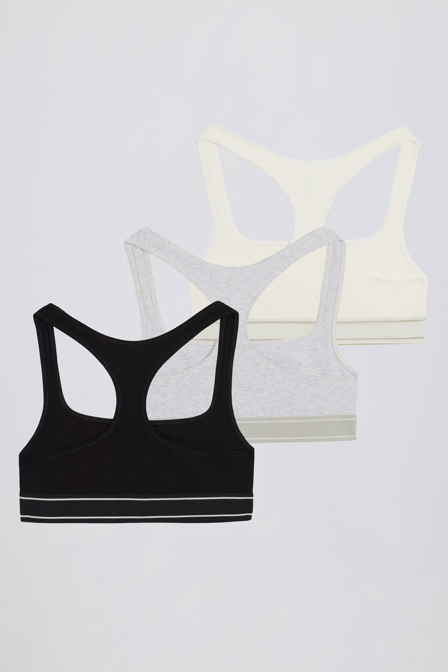 Scoop-Neck Bralette Bundle in Multi