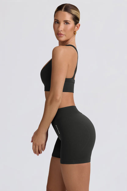 Super Sculpt Seamless Mini Shorts in Ash